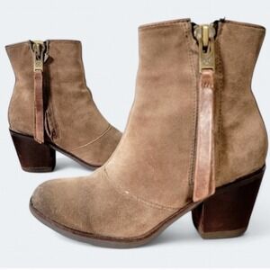 Bussola Riakiavik Distressed Burnished toes Suede Boots Size EU‎ 39 US 8-8.5